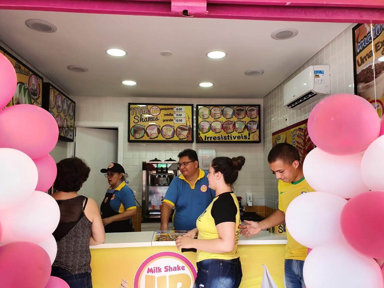 Milk shake UP com maquina top taylor com bomba de ar