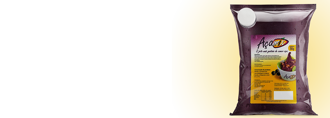Bag de Açaí Refrigerado 5Kg - Açamix
