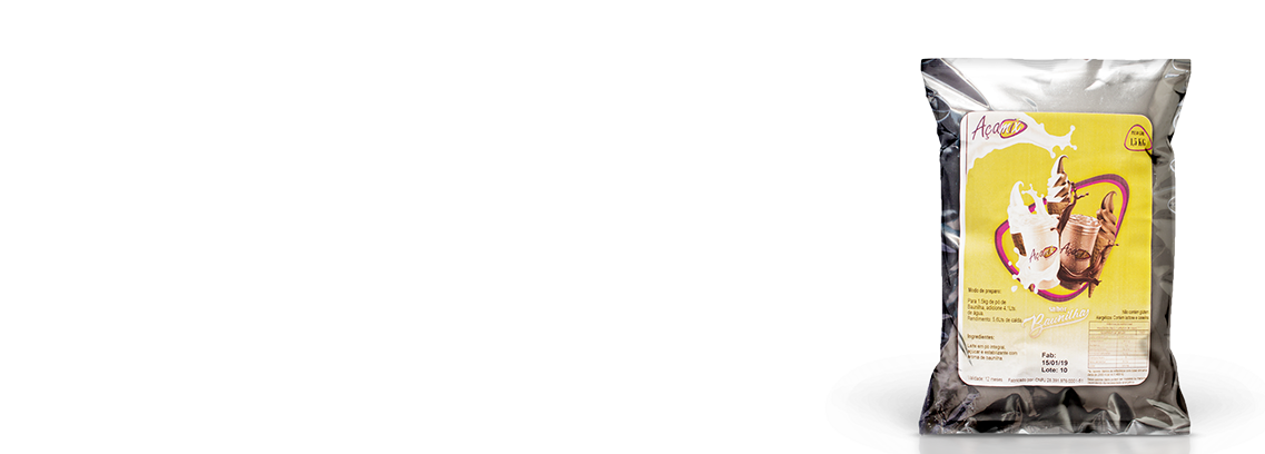 Pó para Preparo de Calda de Sorvete 